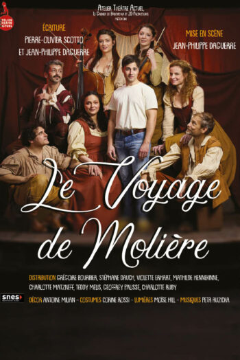 Affiche Le voyage de Molière