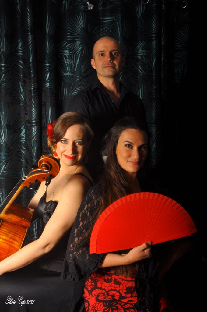 Affiche Duo Fortecello et « la Cecilia » en concert à La Chaudronnerie